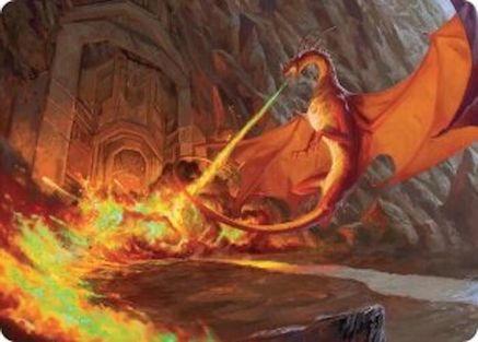 Smaug's Fury Art Card (ASHOB-018) - [Art Series: The Hobbit]