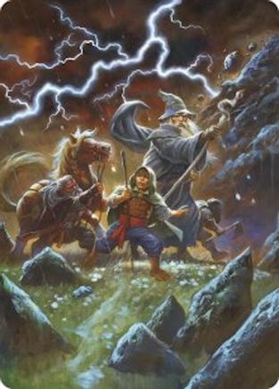 Call Forth the Tempest Art Card (ASHOB-033) - [Art Series: The Hobbit]