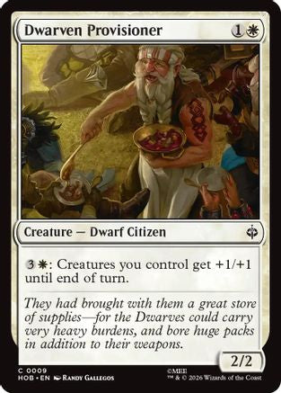 Dwarven Provisioner (HOB-009) - [The Hobbit]