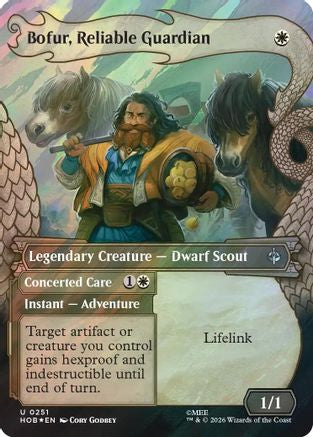 Bofur, Reliable Guardian (Showcase) (Surge Foil) (HOB-251) - [The Hobbit] Foil