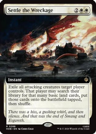 Settle the Wreckage (Extended Art) (HOB-288) - [The Hobbit] Foil