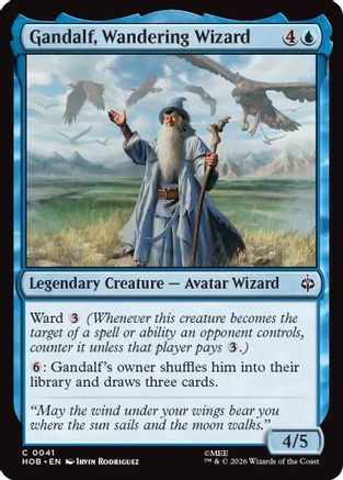 Gandalf, Wandering Wizard (HOB-041) - [The Hobbit]