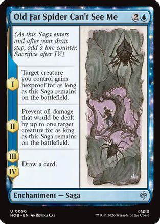 Old Fat Spider Can't See Me (HOB-050) - [The Hobbit] Foil