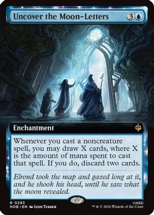 Uncover the Moon-Letters (Extended Art) (HOB-293) - [The Hobbit]