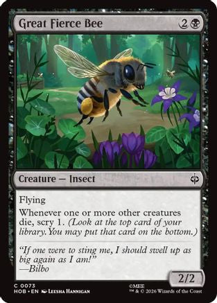 Great Fierce Bee (HOB-073) - [The Hobbit] Foil