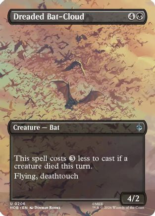 Dreaded Bat-Cloud (Borderless) (HOB-206) - [The Hobbit] Foil