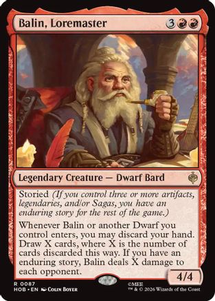 Balin, Loremaster (HOB-087) - [The Hobbit] Foil