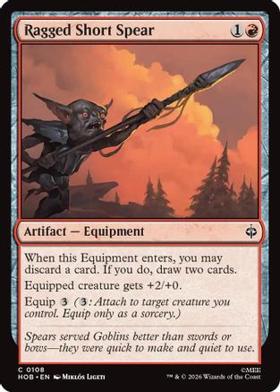 Ragged Short Spear (HOB-108) - [The Hobbit]