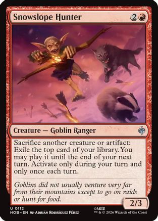 Snowslope Hunter (HOB-112) - [The Hobbit] Foil