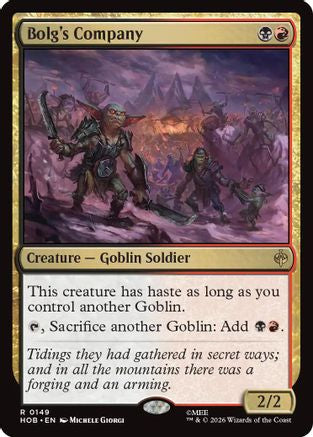 Bolg's Company (HOB-149) - [The Hobbit] Foil
