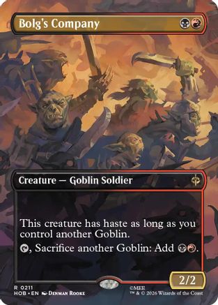 Bolg's Company (Borderless) (HOB-211) - [The Hobbit] Foil