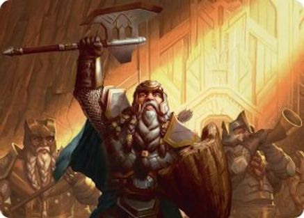 Thorin, Company's Leader Art Card (ASHOB-047) - [Art Series: The Hobbit]