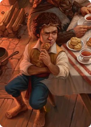 Bilbo, Fellow Conspirator Art Card (4/12) (ASHOB-004) - [Art Series: The Hobbit]