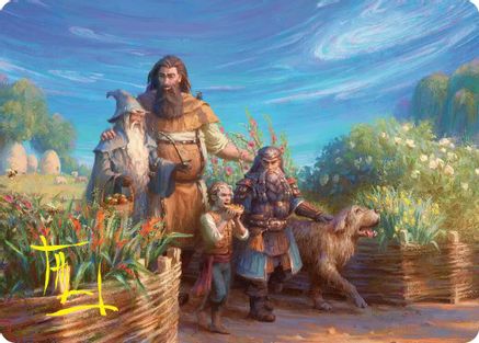 Beorn's Hospitality Art Card (Gold-Stamped Signature) (ASHOB-020) - [Art Series: The Hobbit]