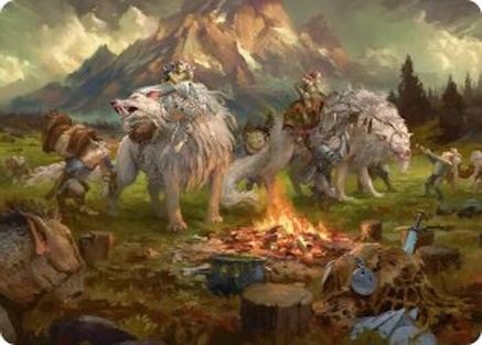 Mount Gundabad Mobilizes Art Card (ASHOB-054) - [Art Series: The Hobbit]