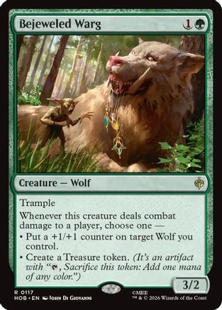 Bejeweled Warg (HOB-117) - [The Hobbit]