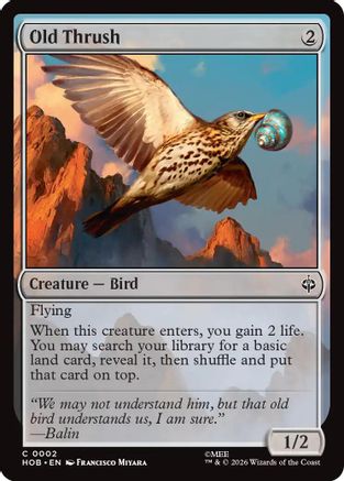 Old Thrush (HOB-002) - [The Hobbit] Foil