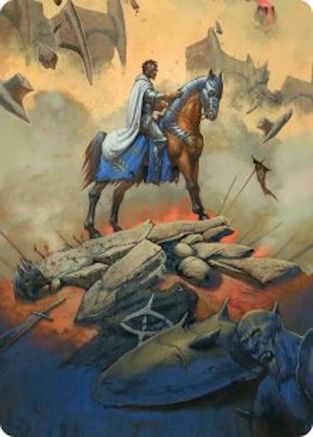 Aragorn, the Uniter Art Card (ASHOB-034) - [Art Series: The Hobbit]
