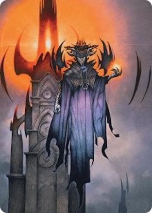 Sauron, the Lidless Eye Art Card (ASHOB-036) - [Art Series: The Hobbit]