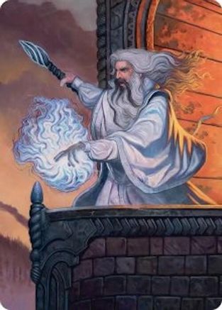 Saruman of Many Colors Art Card (ASHOB-035) - [Art Series: The Hobbit]