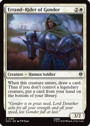 Errand-Rider of Gondor (HOC-165) - [The Hobbit: Eternal-Legal]