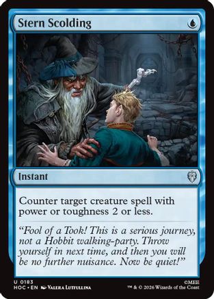 Stern Scolding (HOC-183) - [The Hobbit: Eternal-Legal]