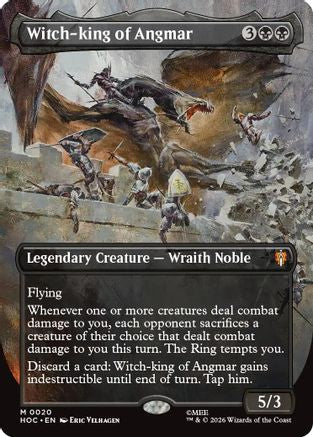Witch-king of Angmar (Borderless) (HOC-020) - [The Hobbit: Eternal-Legal] Foil