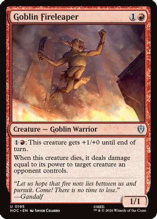 Goblin Fireleaper (HOC-195) - [The Hobbit: Eternal-Legal]