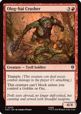 Olog-hai Crusher (HOC-200) - [The Hobbit: Eternal-Legal]