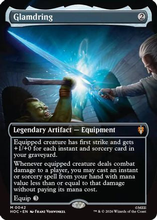 Glamdring (Borderless) (HOC-042) - [The Hobbit: Eternal-Legal] Foil