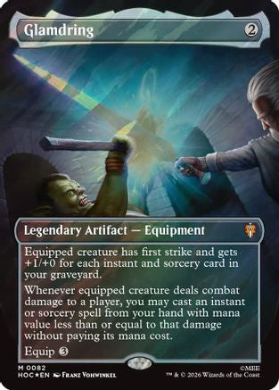Glamdring (Borderless) (Surge Foil) (HOC-082) - [The Hobbit: Eternal-Legal] Foil