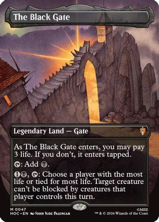 The Black Gate (Borderless) (HOC-047) - [The Hobbit: Eternal-Legal]