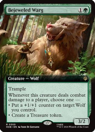 Bejeweled Warg (Extended Art) (HOB-305) - [The Hobbit]