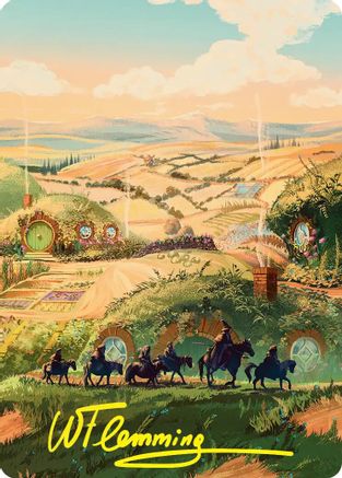 Plains Art Card (Gold-Stamped Signature) (ASHOB-041) - [Art Series: The Hobbit]