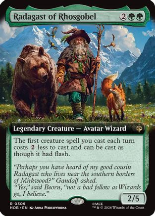 Radagast of Rhosgobel (Extended Art) (HOB-309) - [The Hobbit]
