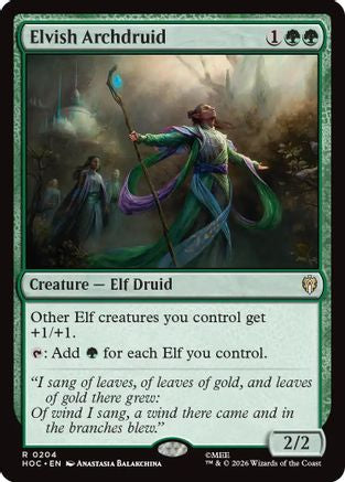 Elvish Archdruid (HOC-204) - [The Hobbit: Eternal-Legal]