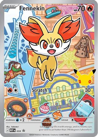 Fennekin -  059 (59) [ME Mega Evolution Promo] Holofoil
