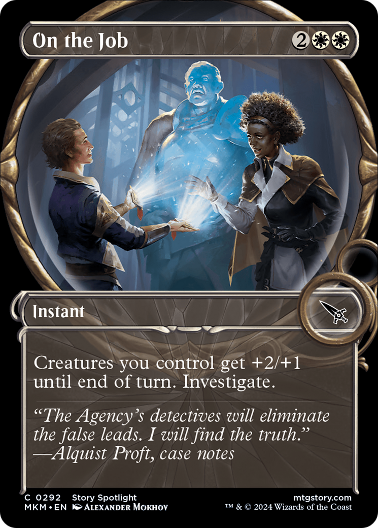 On the Job (MKM-292) - [Murders at Karlov Manor]: (Showcase) Foil