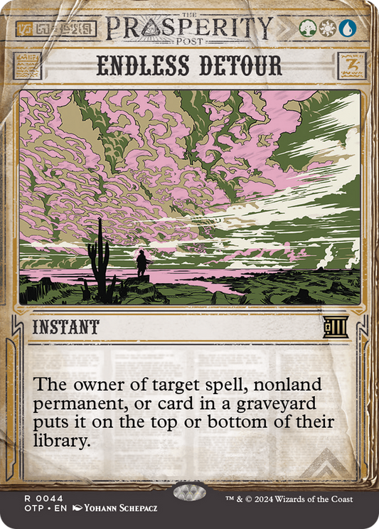 Endless Detour (OTP-044) - [Breaking News]: (Showcase) (Borderless) Foil