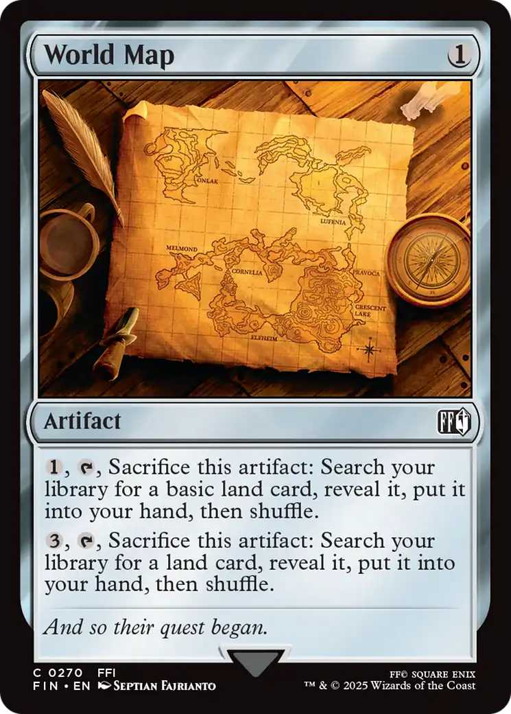 World Map (FIN-270) - [FINAL FANTASY] Foil