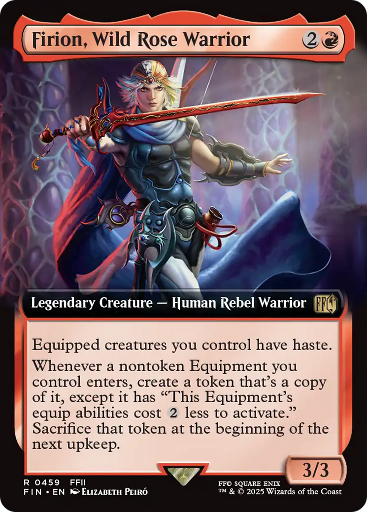 Firion, Wild Rose Warrior (FIN-459) - [FINAL FANTASY]: (Extended Art) Foil