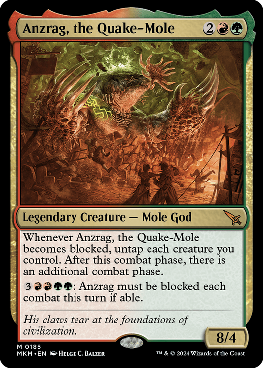 Anzrag, the Quake-Mole (MKM-186) - [Murders at Karlov Manor]