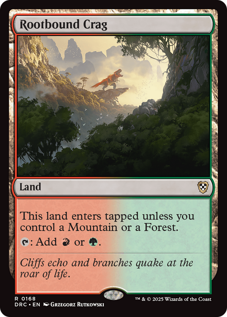 Rootbound Crag (DRC-168) - [Commander: Aetherdrift]