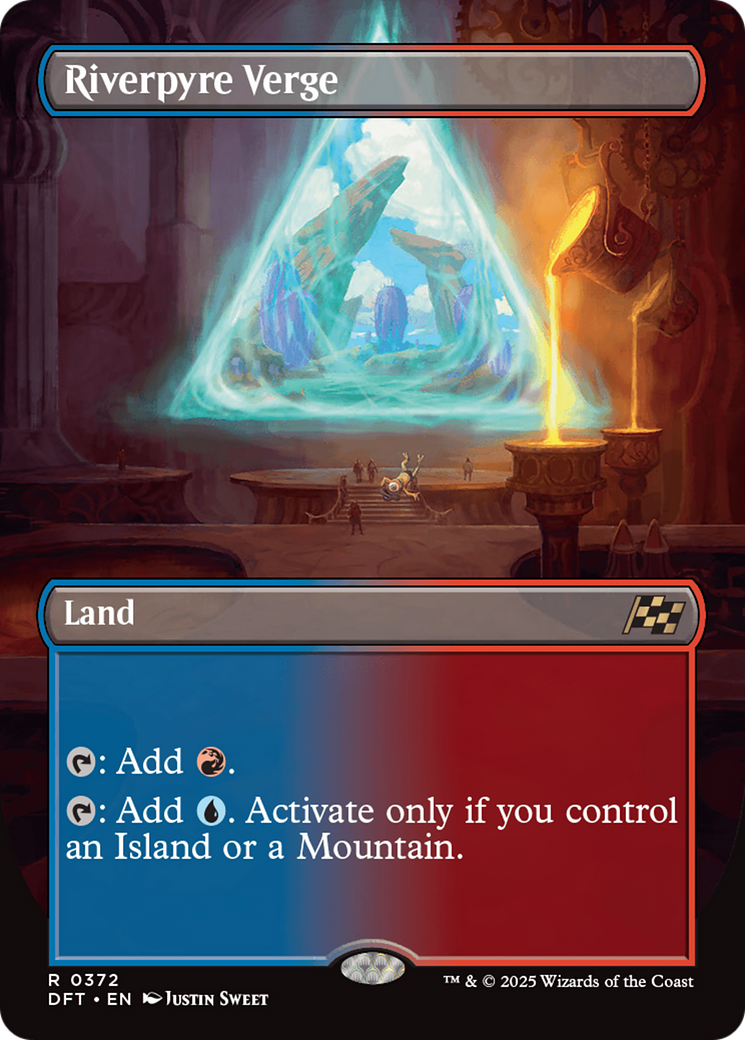 Riverpyre Verge (DFT-372) - [Aetherdrift] (Borderless) Foil
