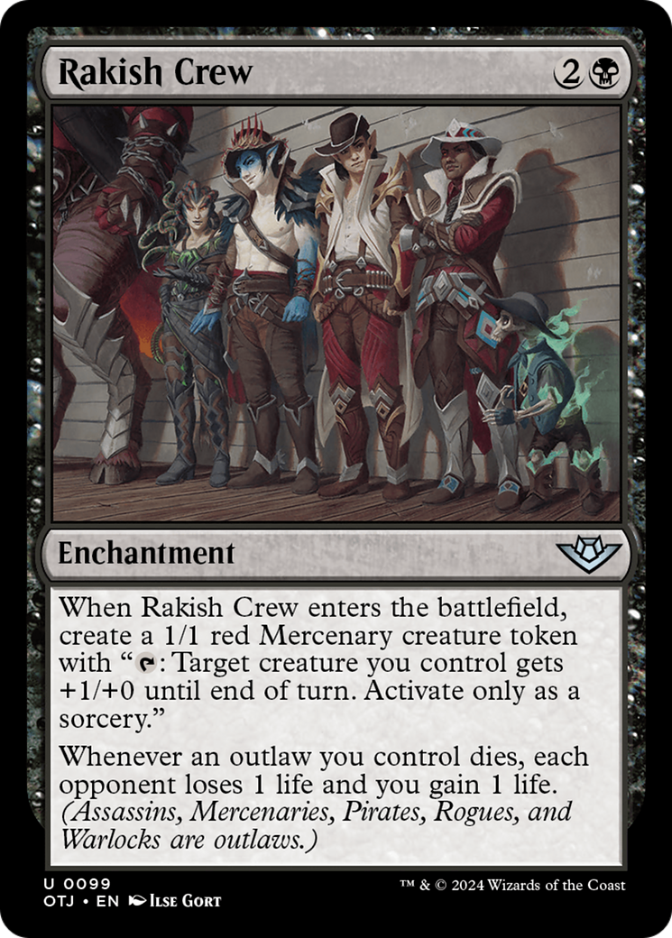 Rakish Crew (OTJ-099) - [Outlaws of Thunder Junction] Foil