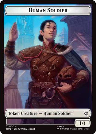 Human Soldier // Treasure (0012) Double-Sided Token (HOB-2 // 12) - [The Hobbit]