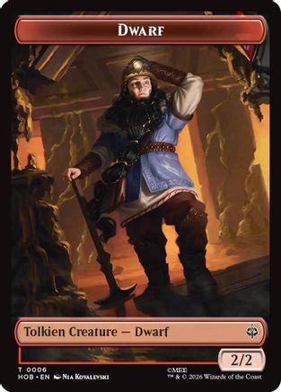 Dwarf // Enduring Story Double-Sided Token (HOB-6 // 14) - [The Hobbit]