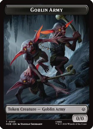 Goblin Army (0003) // Wolf Double-Sided Token (HOB-3 // 9) - [The Hobbit]