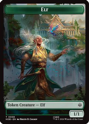 Elf // Dwarf Double-Sided Token (HOB-8 // 6) - [The Hobbit] Foil