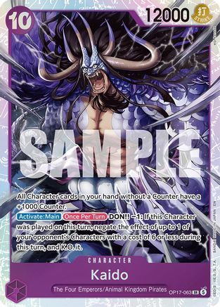 Kaido (063) (OP17-063) - The World's Strongest Warriors